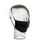 Protective face masks on a faceless glass head