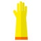 Protective gloves flat icon