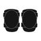 Protective knee pads for cyclists. Protection for athletes.Cyclist outfit single icon in black style vector symbol stock