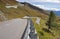 Protective steel barriers at Grossglockner Hochalpenstrasse.