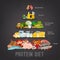 Protein diet vertical poster