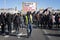 protest against pension reform, Lyon France