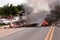 .protest on federal highway in Bahia