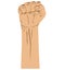 Protest fist, fist up symbol of strength, determination and demonstration illustration graphic