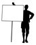 Protest Rally March Picket Sign Silhouette Person