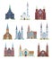 Protestant churches, medieval cathedral buildings