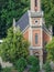 Protestant parish Salzburg Christ Church on Salzbach river, Austria.