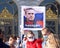 Protesters demanding the release of Alexei Navalny