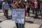 Protestors assemble in the city of Melbourne to highlight their issues of anti-racism, abortion, socialism and trans rights