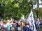 Protests in front of Polish Senate and Parliament, July 24, 2018, Warsaw, Poland