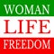 Protests in Iran vector poster. Woman, freedom life Iranian flag. Solidarity with Iranian women.