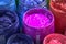 Proton Purple color of screen printing ink