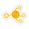 protoshare money golden coin cut line