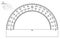 Protractor Template Paper Model