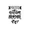Proud autism mom. Lettering. World Autism awareness day. quote to design greeting card, poster, banner, t-shirt