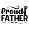 Proud Father, Typography design