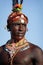 Proud Samburu warrior in Archers Post, Kenya.