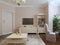 Provence living room design