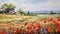 Provence Morning: Poppies In The Country