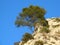 Provence mountain landscape