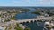 Providence aerial view, Rhode Island RI, USA