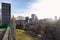 Providence Rhode Island Skyline seen from Prospect Terrace Park