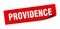 Providence sticker. Providence square peeler sign.
