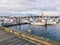 Provincetown Harbor boats docked at the pier