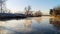 Provo River Marsh on Autumn Morning