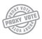 Proxy Vote rubber stamp