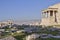 Proylaea of Athens acropolis and erechtheion ancient temple