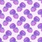 Prune. Seamless pattern with fruits. Hand-drawn background. Vector illustration.