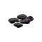 Prunes dried plums isolated sugared fruits sketch