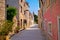 Prvic Luka colorful mediterranean street view