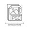 PSD file pixel perfect linear icon