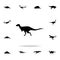 Psittacosaurus icon. Detailed set of dinosaur icons. Premium graphic design. One of the collection icons for websites, web design