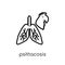 Psittacosis icon. Trendy modern flat linear vector Psittacosis i