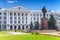 Pskov State University and Lenin monument