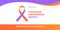 Psoriasis Awareness Month. Vector web banner, poster, card for social media and networks. Ribbon and text Psoriasis is not