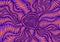 Psychedelic abstract colorful alien fantastic flower. Gradient neon violet, orange colors. Decorative surreal  maze of ornament,