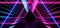 Psychedelic Abstract Futuristic Neon Fluorescent Sci Fi Vibrant Purple Blue Glow Laser Showcase Stage Dark Room Retro Modern