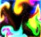 Psychedelic Abstract hypnotic neon bright colour swirls