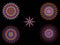 Psychedelic Colorful Kaleidoscope Spirograph Motifs