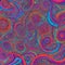 Psychedelic Fluid Liquid Kaleidoscope Pastel Print with Swirls