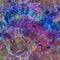 Psychedelic Fluid Liquid Kaleidoscope Print with Swirls