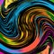 Psychedelic graffiti pattern for your design