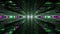 Psychedelic Green Purple Sci-fi Station 4k uhd 3d rendering vj loop