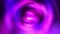 Psychedelic hypnotic rotating vortex. Gradient circles of trendy colors viva magenta purple pink