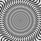 Psychedelic optical spin illusion background