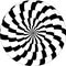 psychedelic pattern, snail, black and white spiral, optical illusion